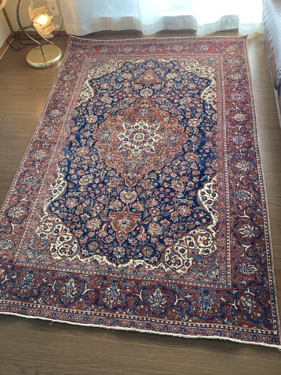 ANATOLIAN RUGS / イラン絨毯 IRAN Keshan semi Antique 1960年代 アンティーク(128cm×202cm)